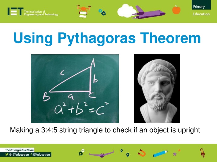 using pythagoras theorem