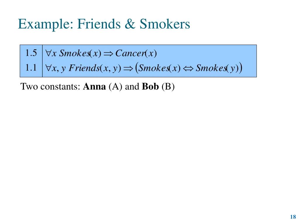 example friends smokers