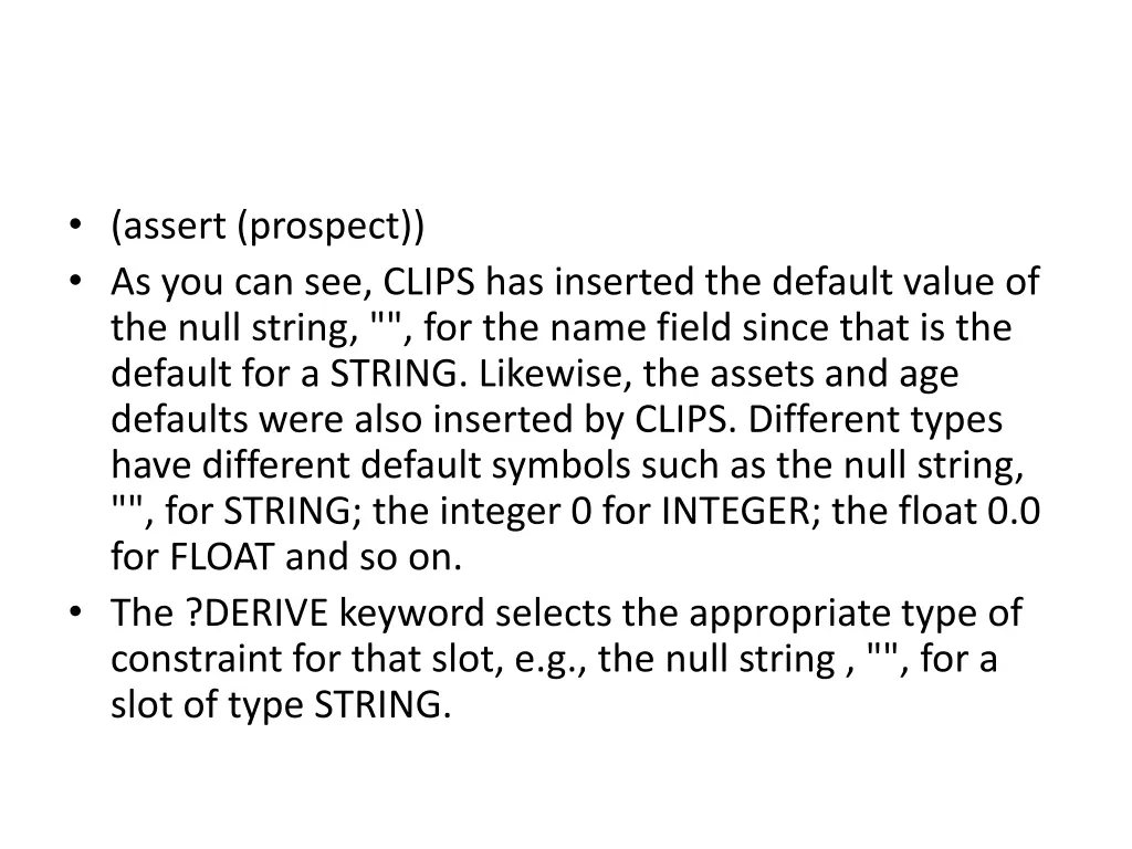 assert prospect as you can see clips has inserted