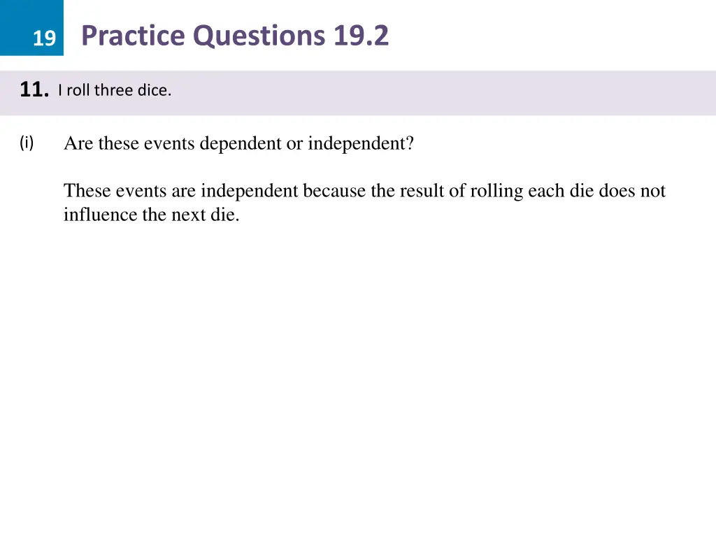 19 practice questions 19 2 25