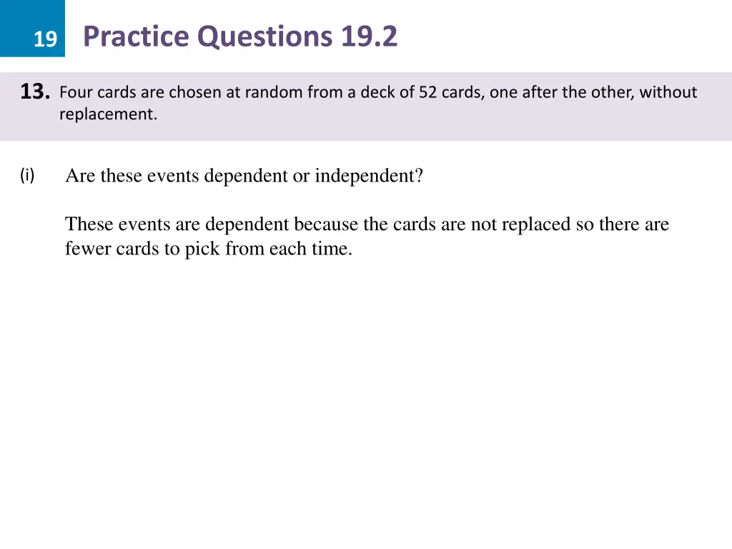 19 practice questions 19 2 29