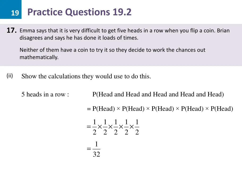 19 practice questions 19 2 39