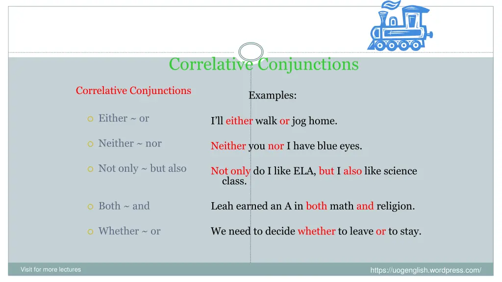 correlative conjunctions