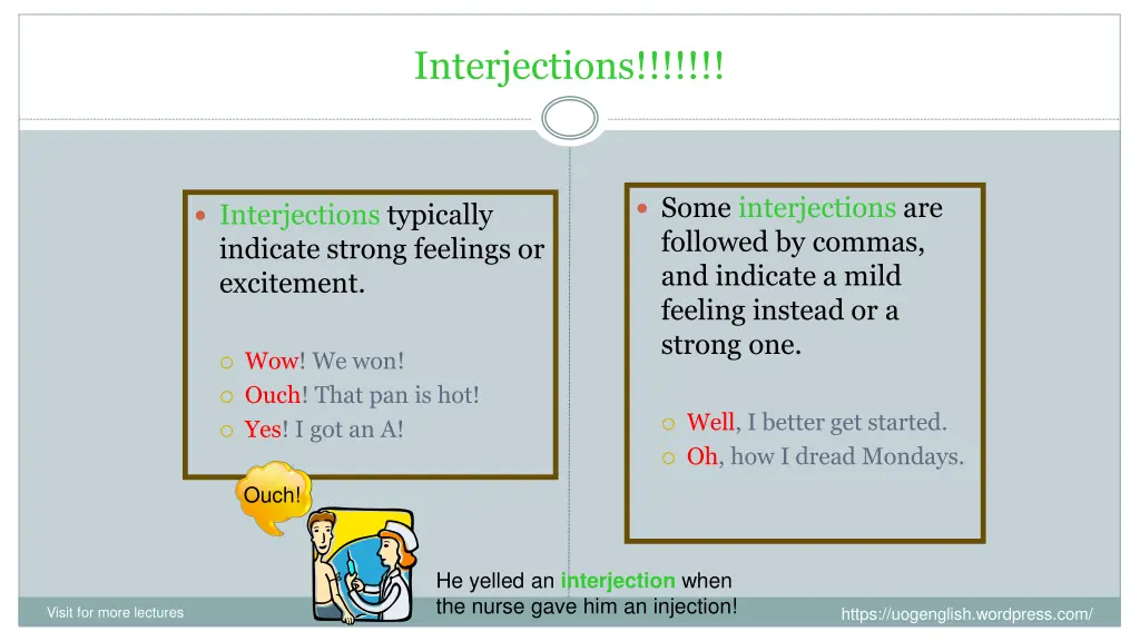 interjections