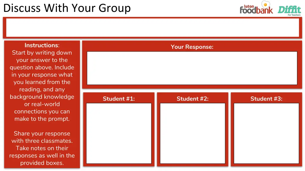 discuss with your group 1