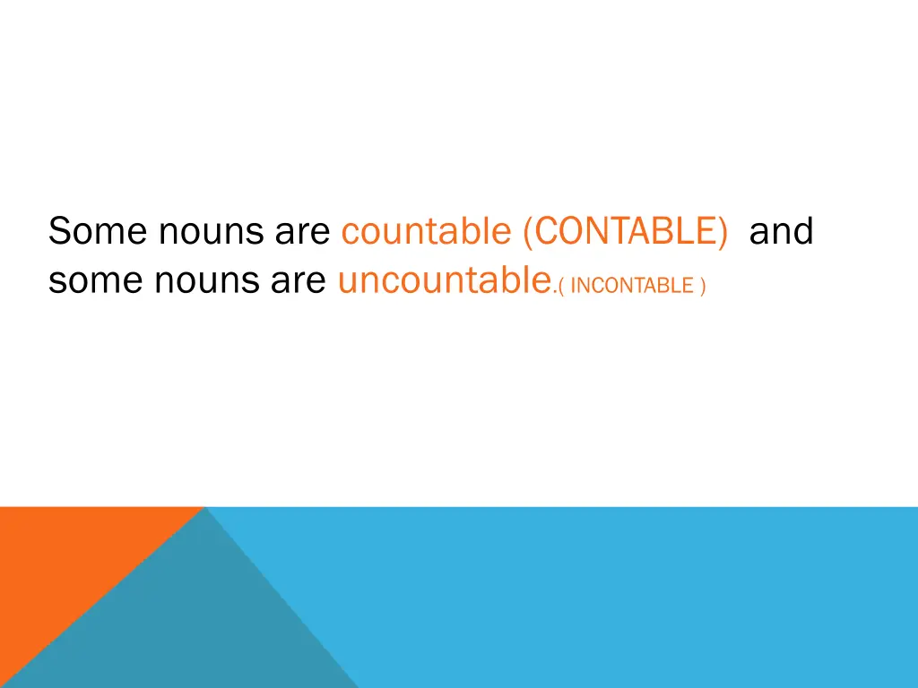 some nouns are countable contable and some nouns