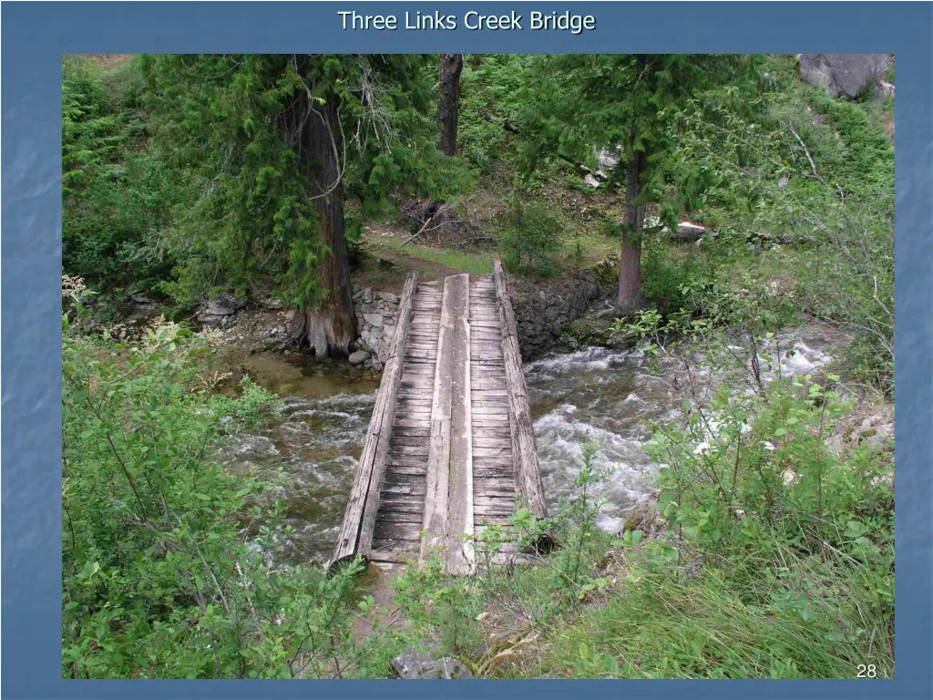 three links creek bridge