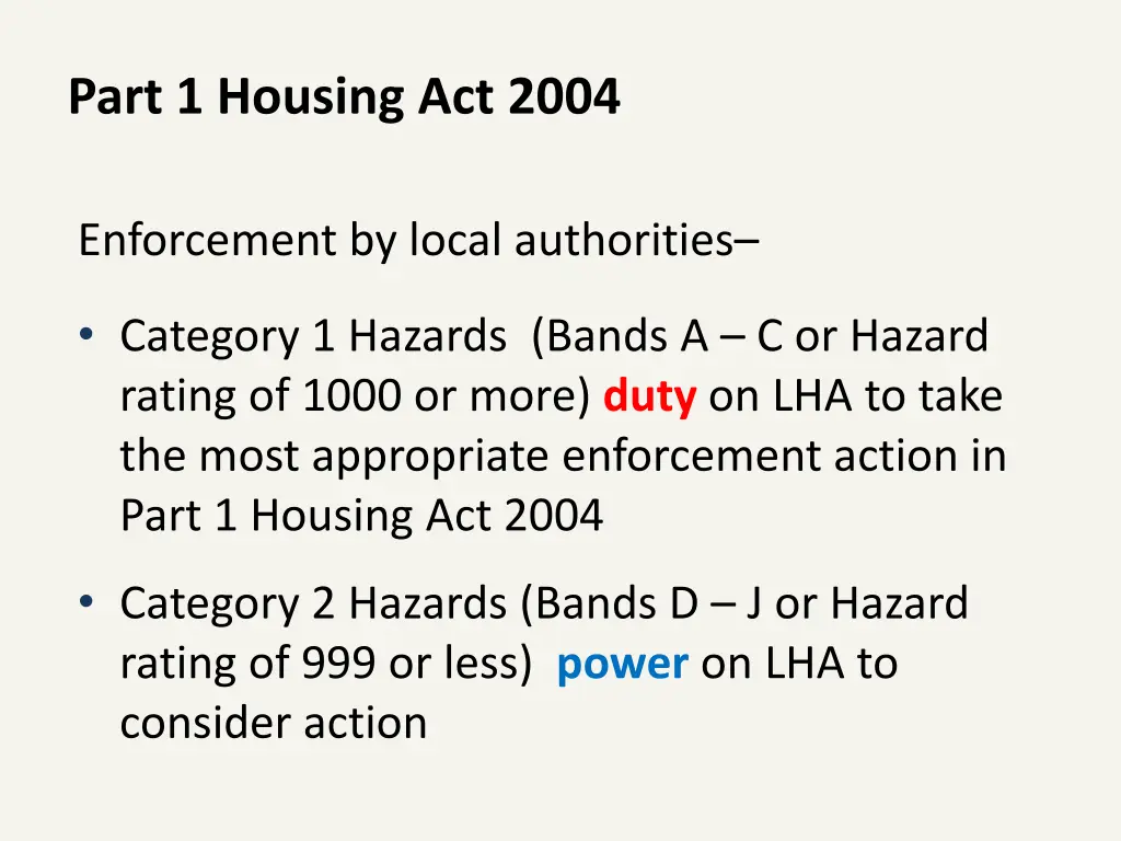 part 1 housing act 2004