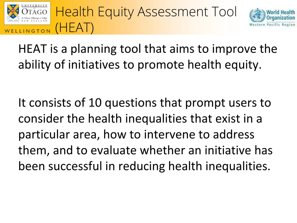 health equity assessment tool heat