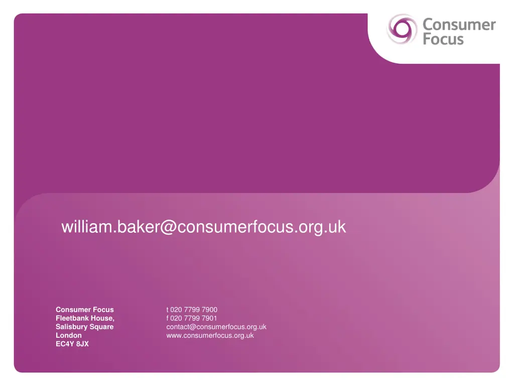 william baker@consumerfocus org uk