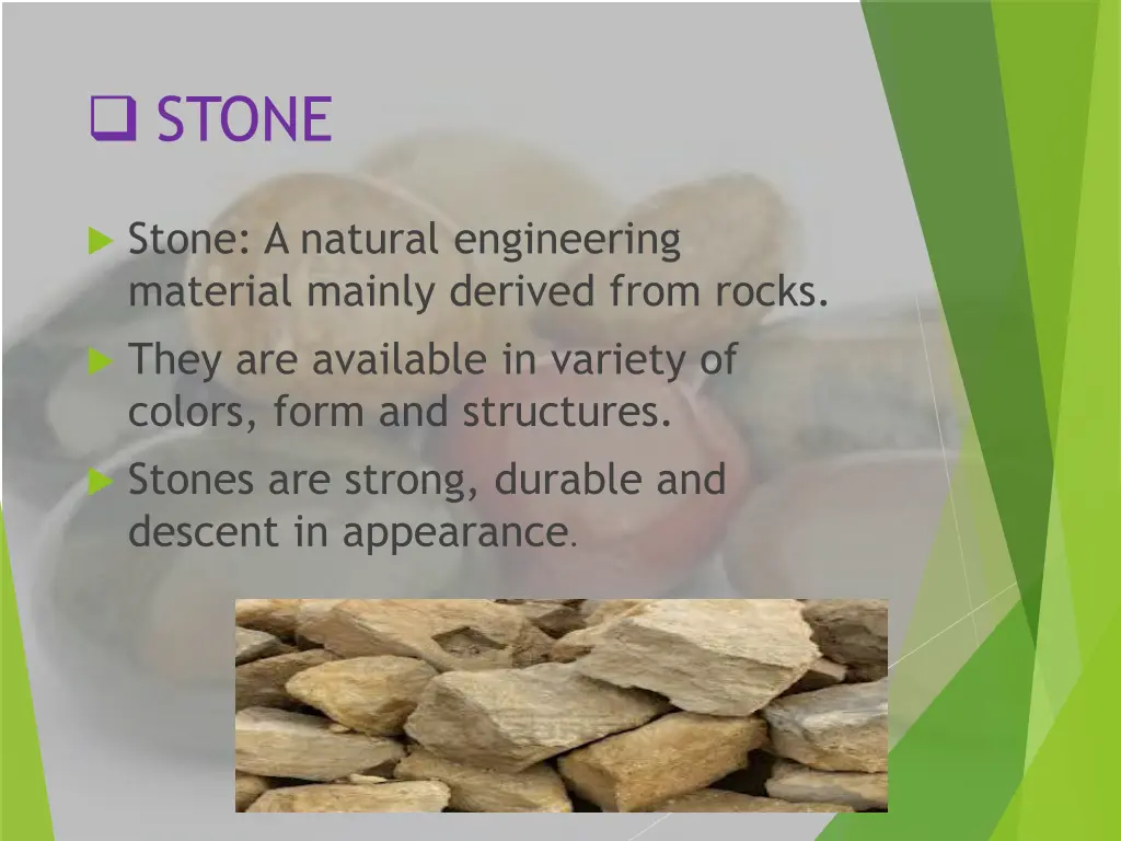 stone