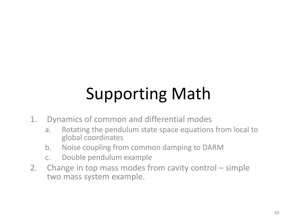 supporting math