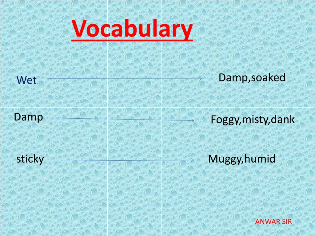 vocabulary