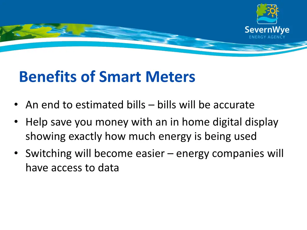 benefits of smart meters