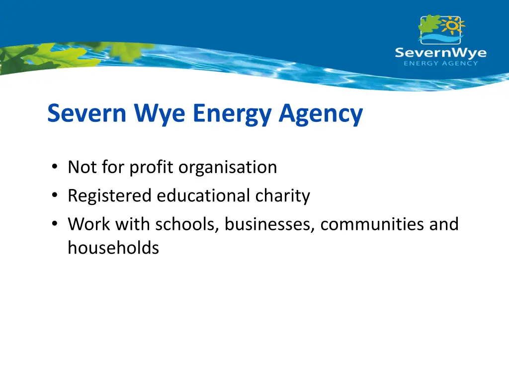 severn wye energy agency