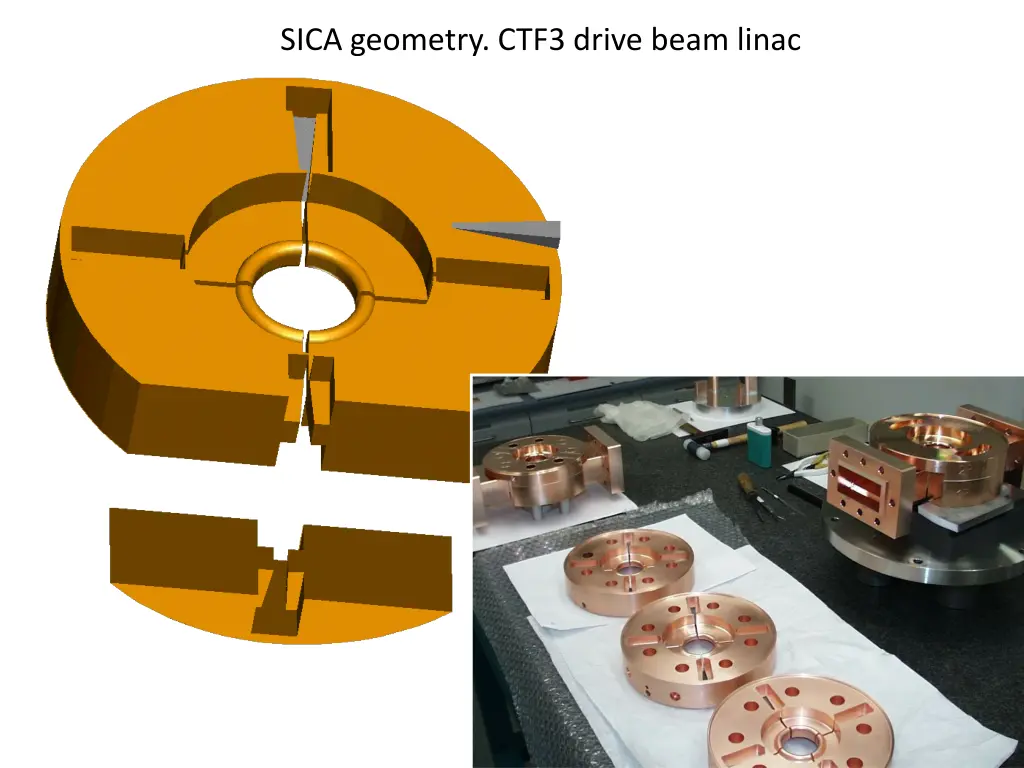 sica geometry ctf3 drive beam linac