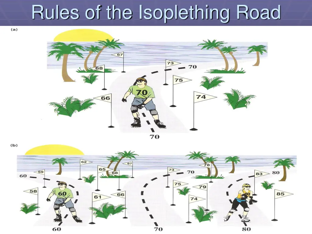 rules of the isoplething road