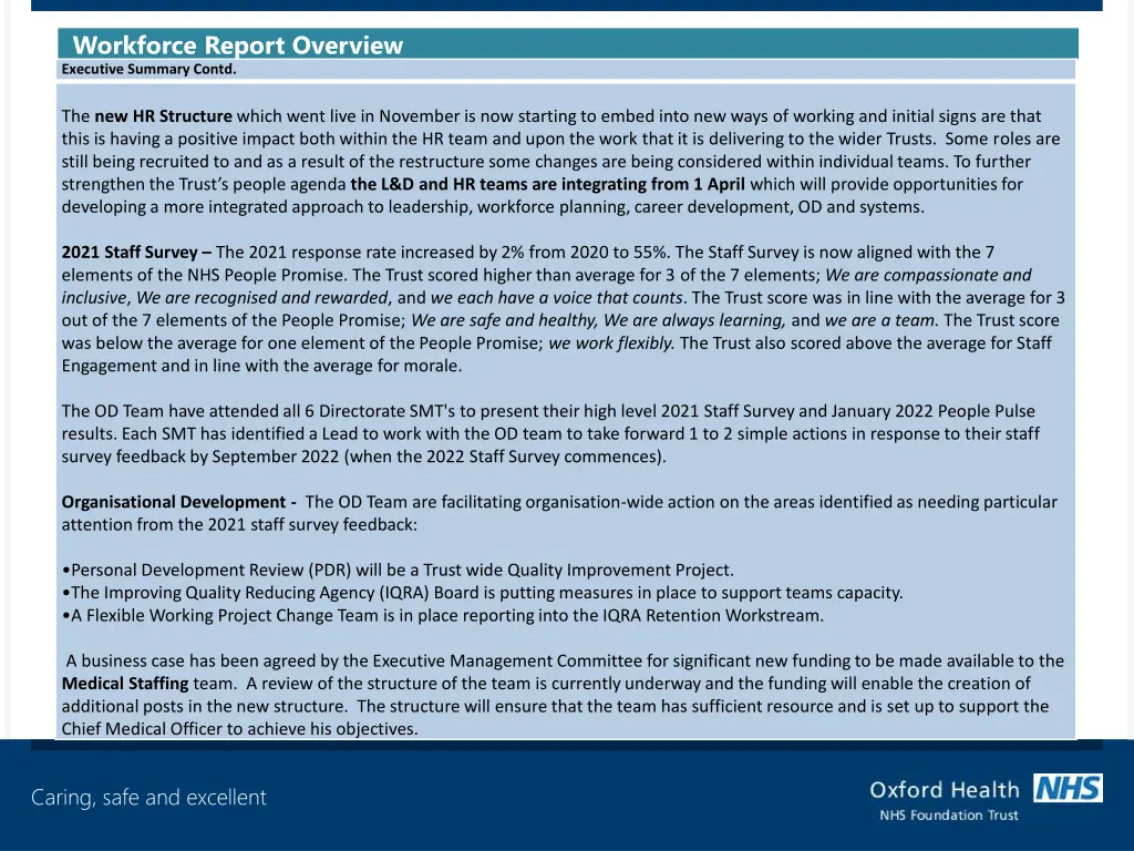 workforce report overview executive summary contd