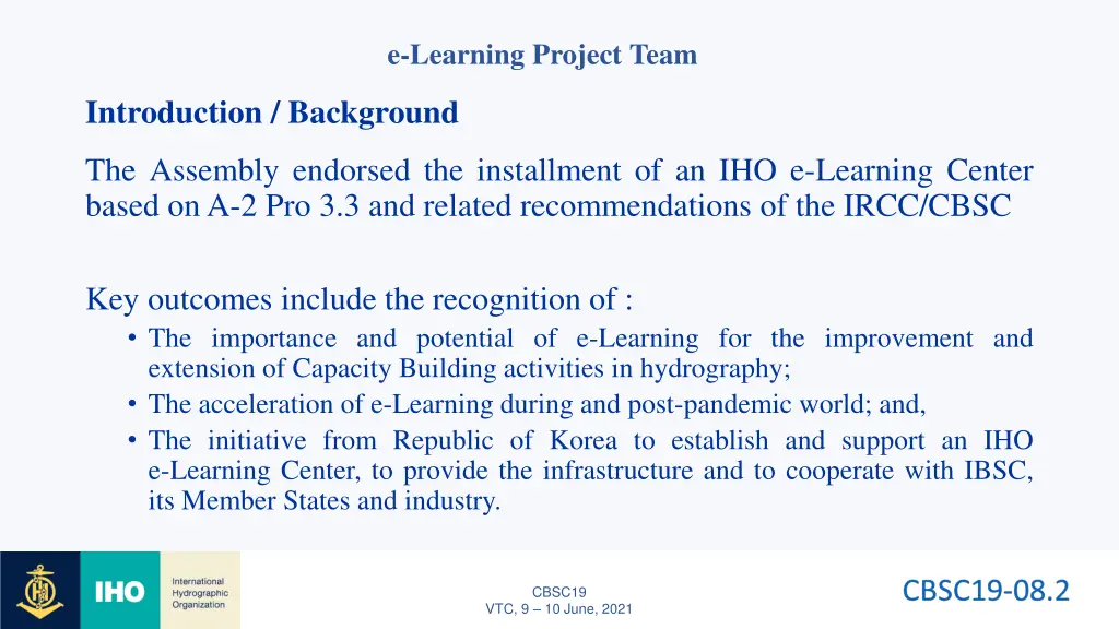 e learning project team