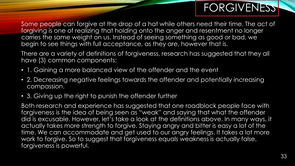 forgiveness 1