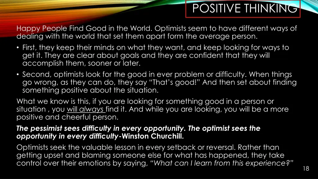 positive thinking 1