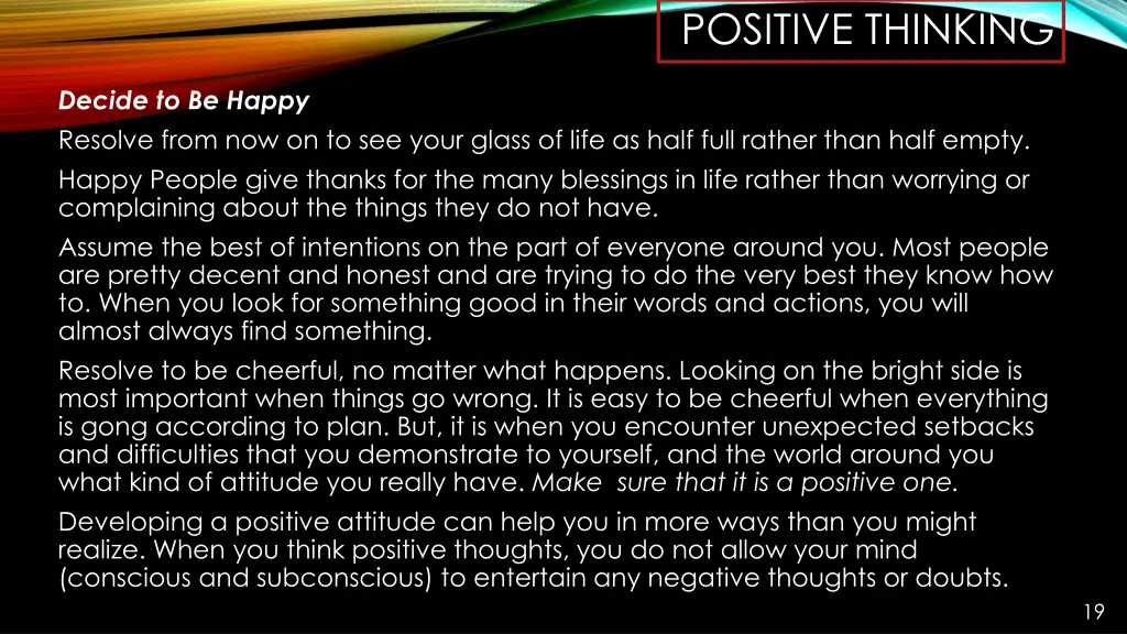 positive thinking 2