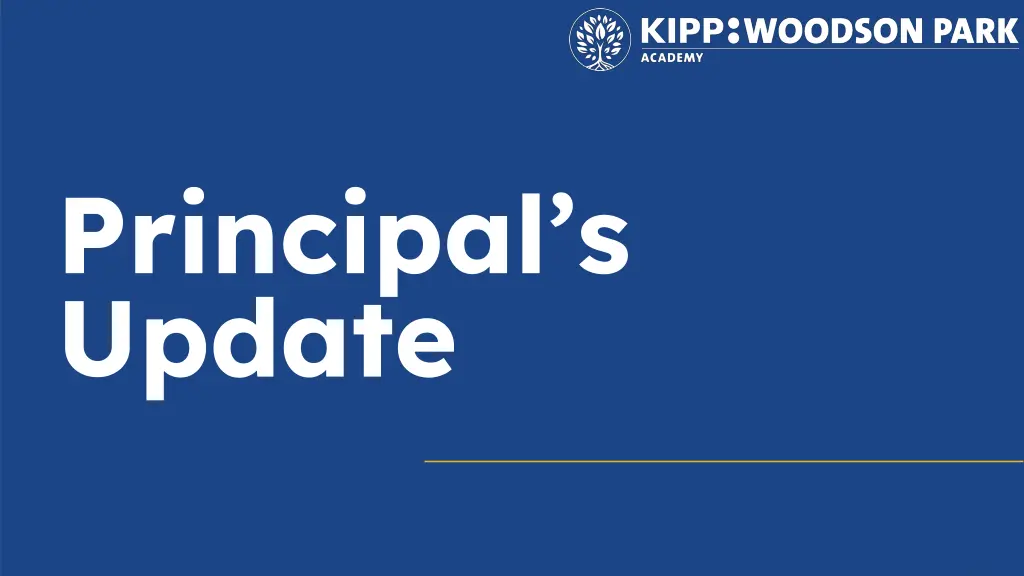 principal s update