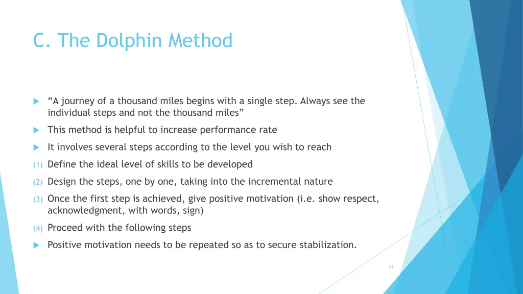 c the dolphin method