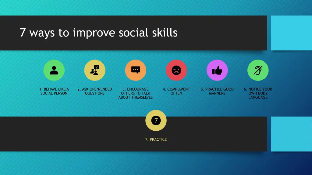 7 ways to improve social skills