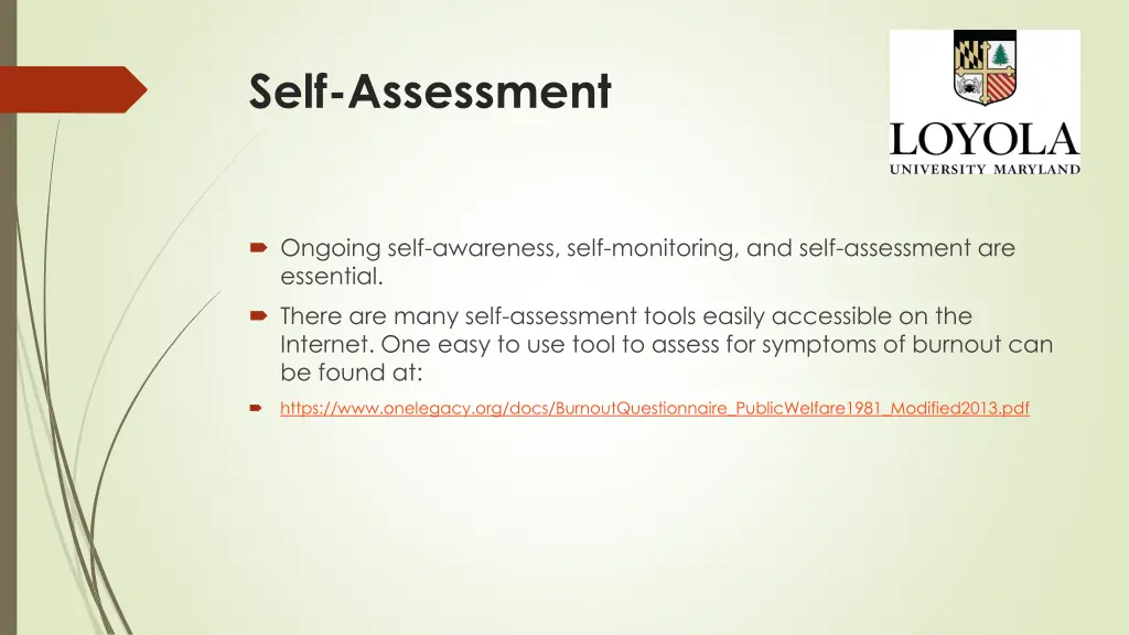 self assessment