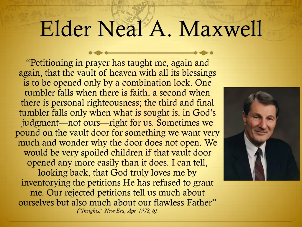 elder neal a maxwell