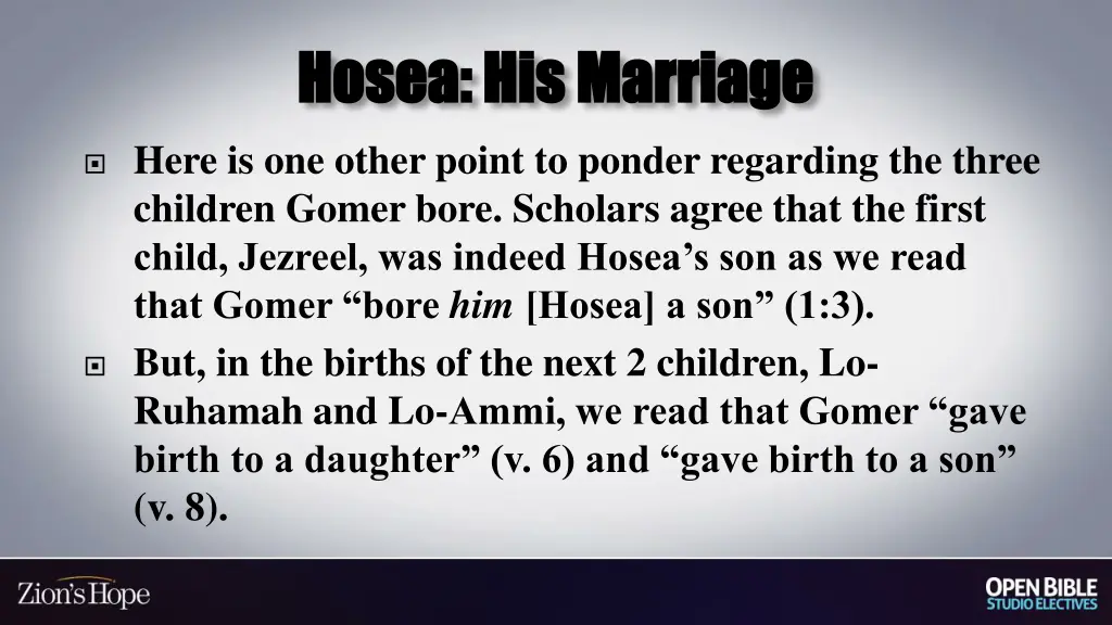 hosea his marriage hosea his marriage 2