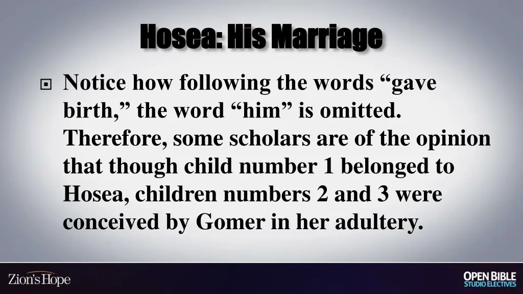 hosea his marriage hosea his marriage 3