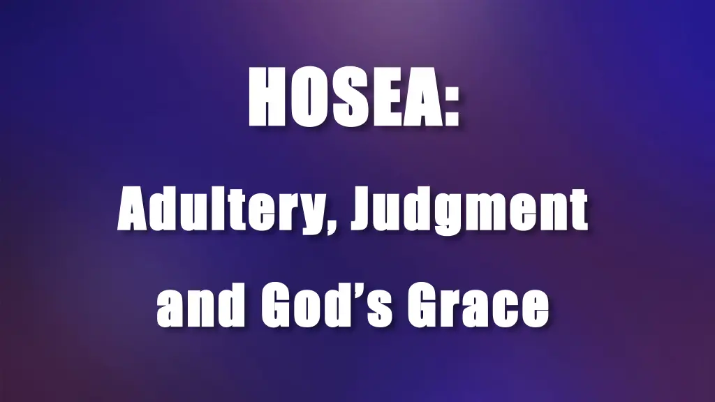 hosea hosea