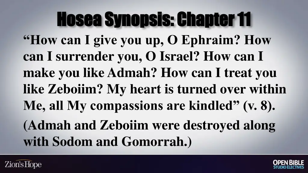 hosea synopsis chapter 11 hosea synopsis chapter 1