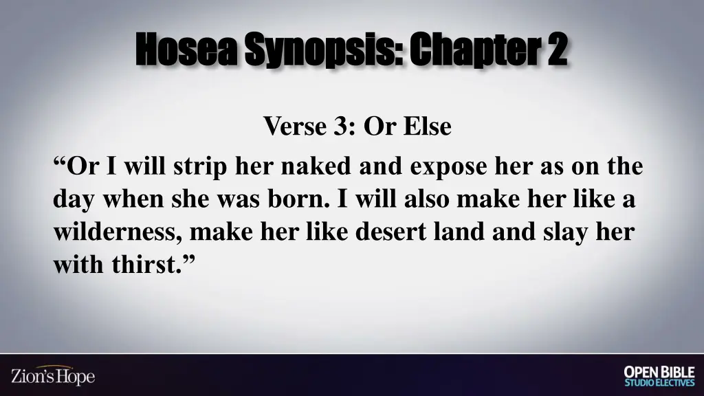 hosea synopsis chapter 2 hosea synopsis chapter 2 2