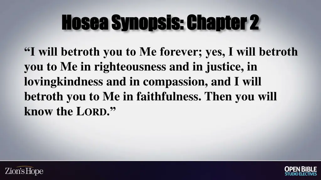 hosea synopsis chapter 2 hosea synopsis chapter 2 4