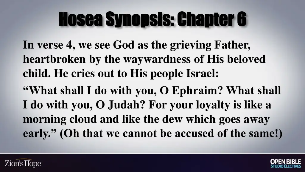 hosea synopsis chapter 6 hosea synopsis chapter 6 2