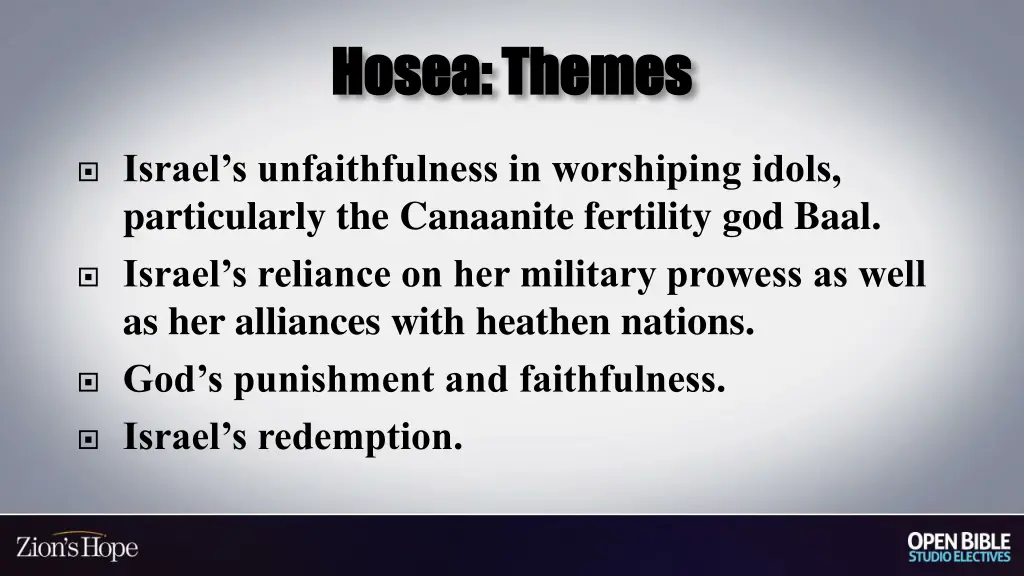 hosea themes hosea themes