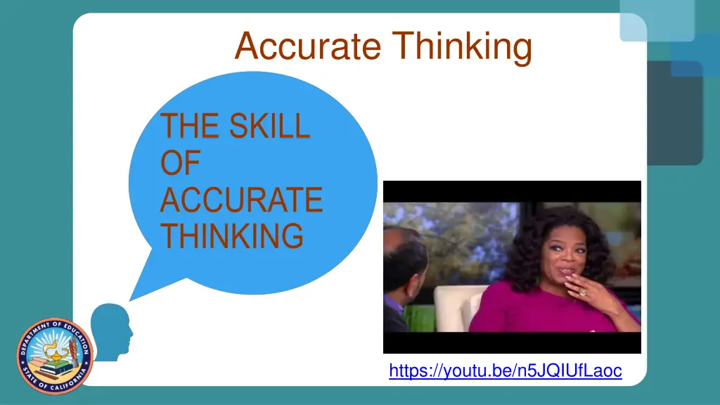 accurate thinking