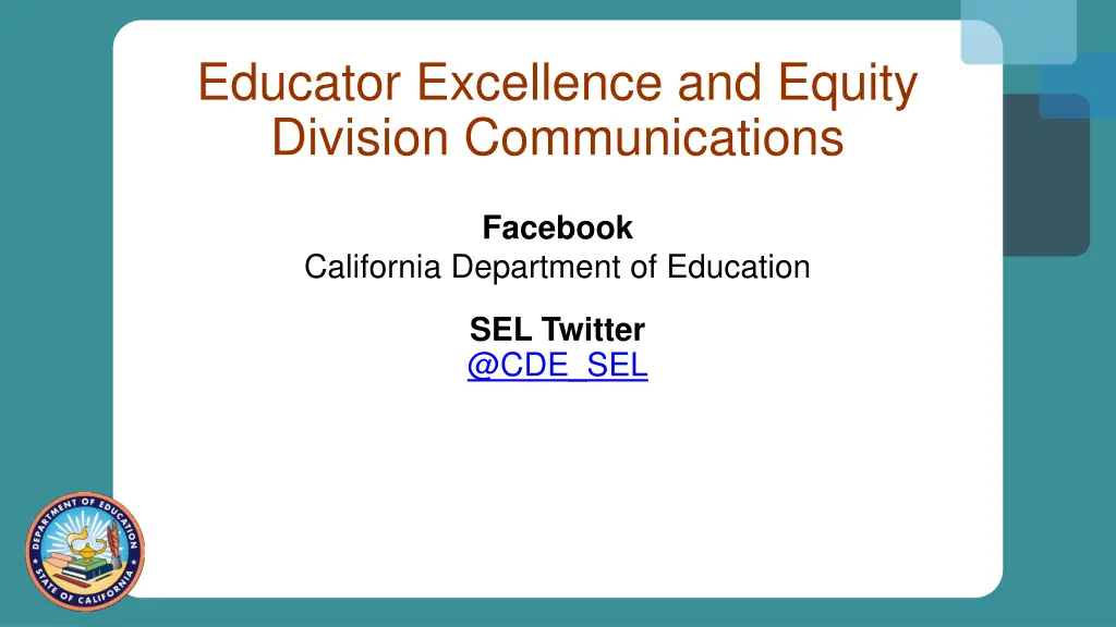 educator excellence and equity division