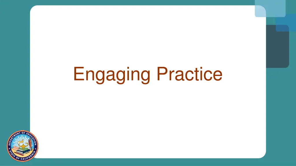 engaging practice