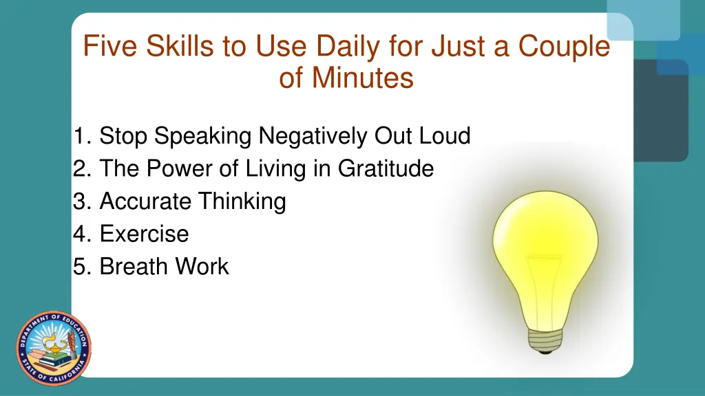 five skills to use daily for just a couple