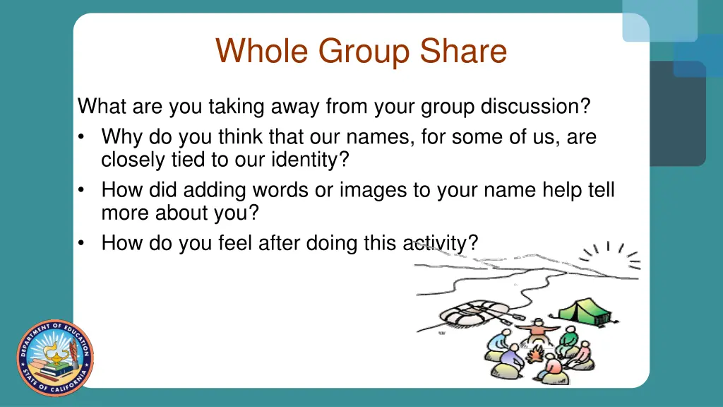 whole group share