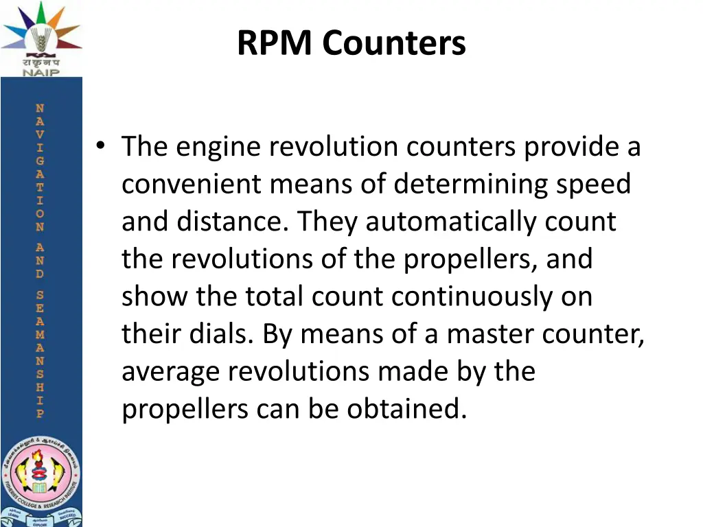 rpm counters