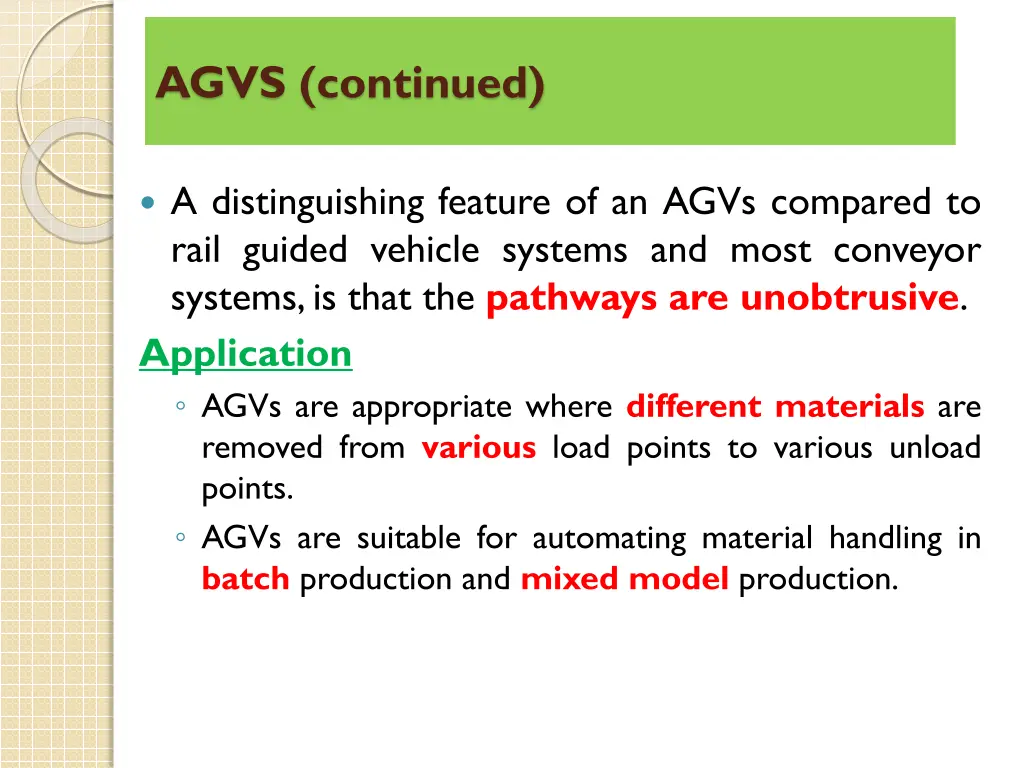 agvs continued