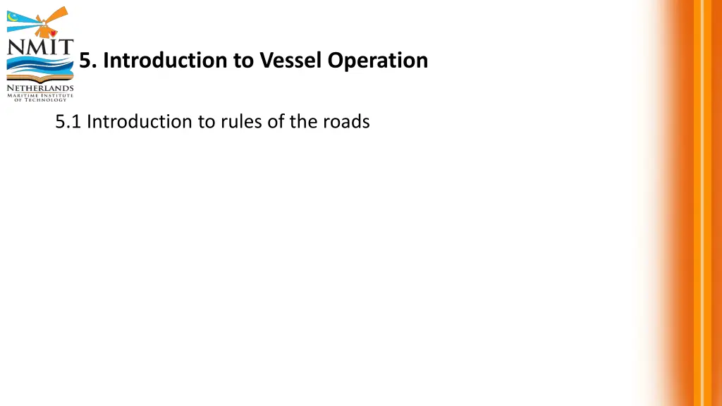 5 introduction to vessel operation