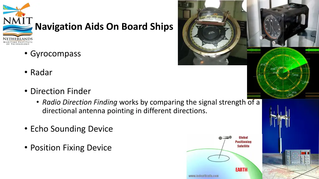 navigation aids on board ships