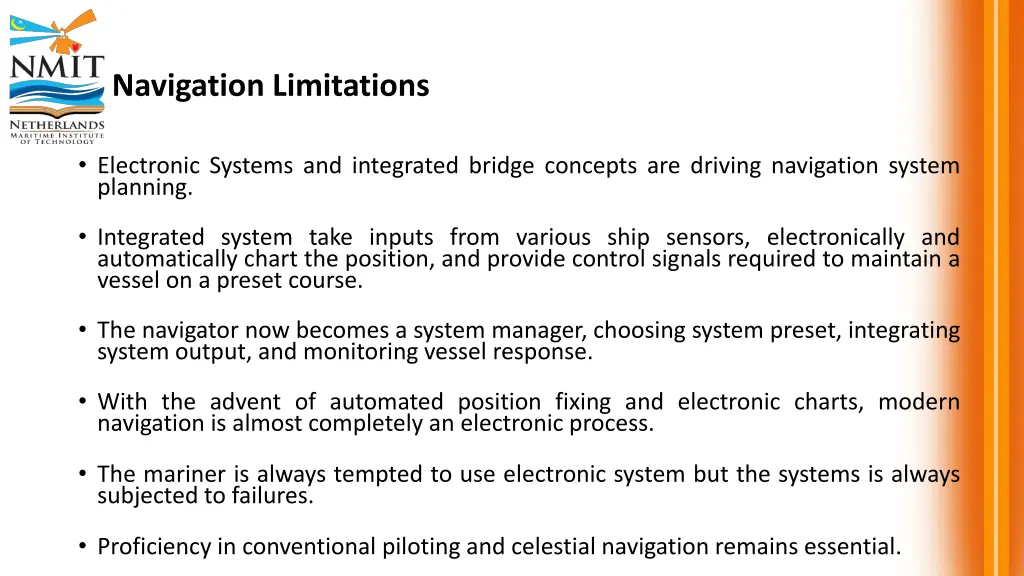 navigation limitations 2