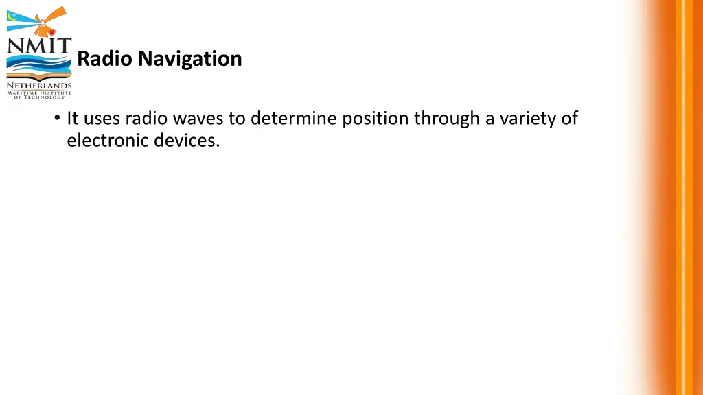 radio navigation